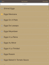 My Recipes - Recipe App for iOS App Source Code Screenshot 2